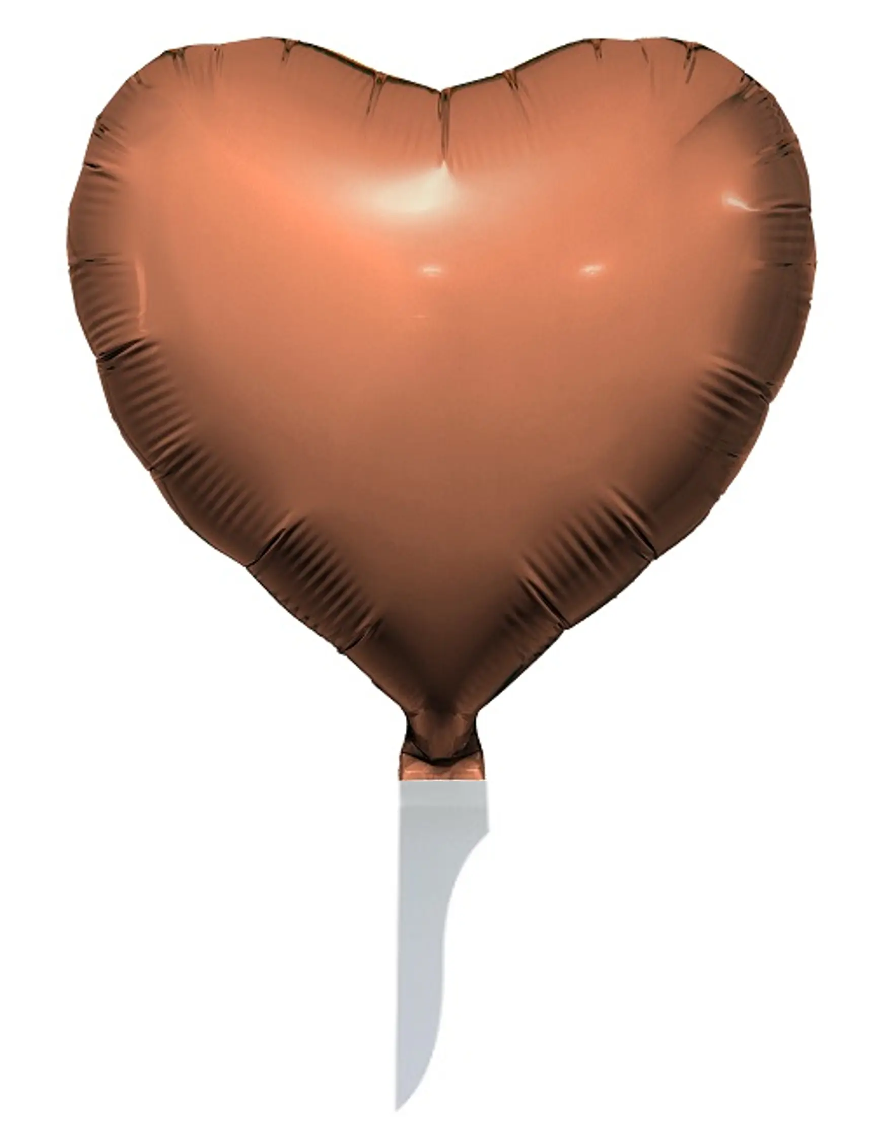 【25cm】 ﾊｰﾄ ﾁｮｺﾌﾞﾗｳﾝ ｼｰﾙ付 5346