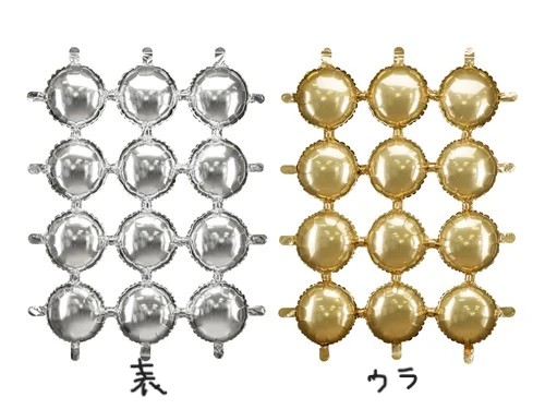 ﾊﾞｯｸﾄﾞﾛｯﾌﾟ 【ｺﾞｰﾙﾄﾞ表/ｼﾙﾊﾞｰ裏】