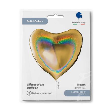 【36ｲﾝﾁ】ﾊｰﾄ ｸﾞﾘｯﾀｰｺﾞｰﾙﾄﾞ