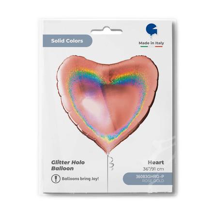 【36ｲﾝﾁ】ﾊｰﾄ ｸﾞﾘｯﾀｰﾛｰｽﾞｺﾞｰﾙﾄﾞ