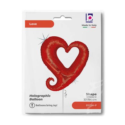 【39ｲﾝﾁ】ﾁｪｰﾝｵﾌﾞﾊｰﾄﾎﾛｸﾞﾗﾑﾚｯﾄﾞ