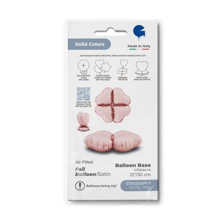 【12ｲﾝﾁ】ﾍﾞｰｽﾊｰﾂﾐﾆｻﾃﾝﾊﾟｽﾃﾙﾋﾟﾝｸ