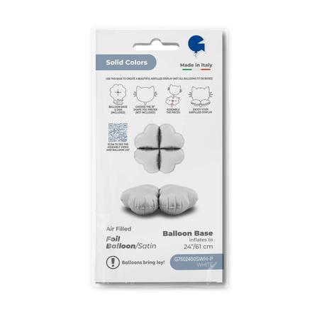 【24ｲﾝﾁ】ﾍﾞｰｽﾊｰﾂﾐﾆｻﾃﾝﾎﾜｲﾄ