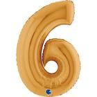 【40ｲﾝﾁ】ﾅﾝﾊﾞｰ 6  ｺﾞｰﾙﾄﾞ 026G-P