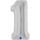 【40ｲﾝﾁ】ﾅﾝﾊﾞｰ 1  ｼﾙﾊﾞｰ 091S-P