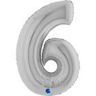 【40ｲﾝﾁ】ﾅﾝﾊﾞｰ 6  ｼﾙﾊﾞｰ 096S-P