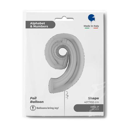 【40ｲﾝﾁ】ﾅﾝﾊﾞｰ 9  ｼﾙﾊﾞｰ 099S-P