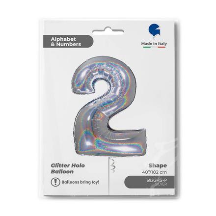 【40ｲﾝﾁ】ﾅﾝﾊﾞｰ 2  ｸﾞﾘｯﾀｰｼﾙﾊﾞｰ 692GHS-P