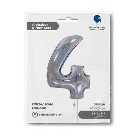 【40ｲﾝﾁ】ﾅﾝﾊﾞｰ 4  ｸﾞﾘｯﾀｰｼﾙﾊﾞｰ 694GHS-P