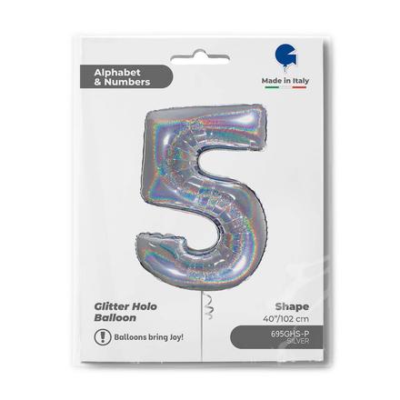 【40ｲﾝﾁ】ﾅﾝﾊﾞｰ 5  ｸﾞﾘｯﾀｰｼﾙﾊﾞｰ 695GHS-P