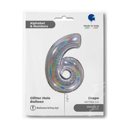 【40ｲﾝﾁ】ﾅﾝﾊﾞｰ 6  ｸﾞﾘｯﾀｰｼﾙﾊﾞｰ 696GHS-P