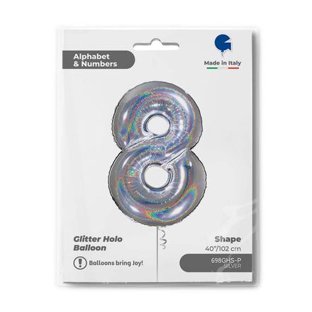 【40ｲﾝﾁ】ﾅﾝﾊﾞｰ 8  ｸﾞﾘｯﾀｰｼﾙﾊﾞｰ 698GHS-P