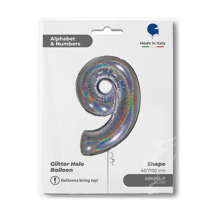 【40ｲﾝﾁ】ﾅﾝﾊﾞｰ 9  ｸﾞﾘｯﾀｰｼﾙﾊﾞｰ 699GHS-P