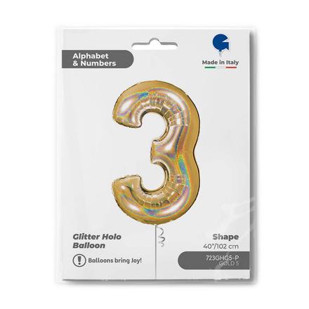 【40ｲﾝﾁ】ﾅﾝﾊﾞｰ 3  ｸﾞﾘｯﾀｰｺﾞｰﾙﾄﾞ 723GHG5-P