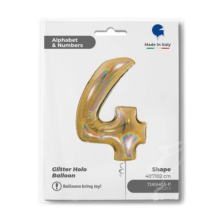 【40ｲﾝﾁ】ﾅﾝﾊﾞｰ 4  ｸﾞﾘｯﾀｰｺﾞｰﾙﾄﾞ 724GHG5-P