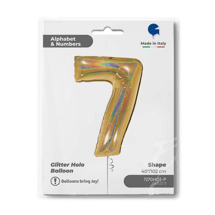 【40ｲﾝﾁ】ﾅﾝﾊﾞｰ 7  ｸﾞﾘｯﾀｰｺﾞｰﾙﾄﾞ 727GHG5-P