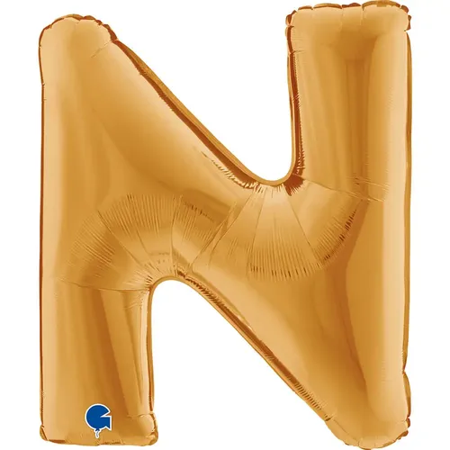 【40インチ】レター N ゴールド