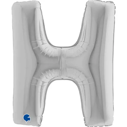 【40インチ】レター H シルバー