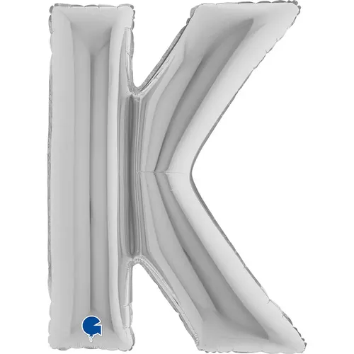【40インチ】レター K シルバー