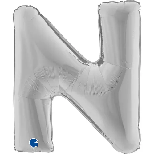 【40インチ】レター N シルバー