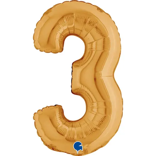 【14ｲﾝﾁ】ﾅﾝﾊﾞｰ3 ｺﾞｰﾙﾄﾞ 14023G-P