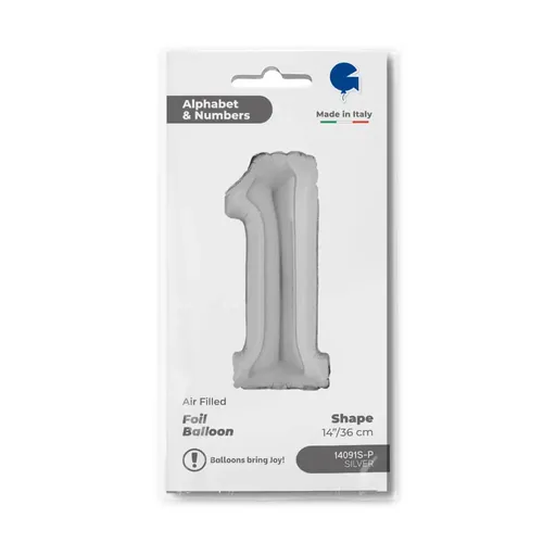 【14ｲﾝﾁ】ﾅﾝﾊﾞｰ1 ｼﾙﾊﾞｰ 14091S-P