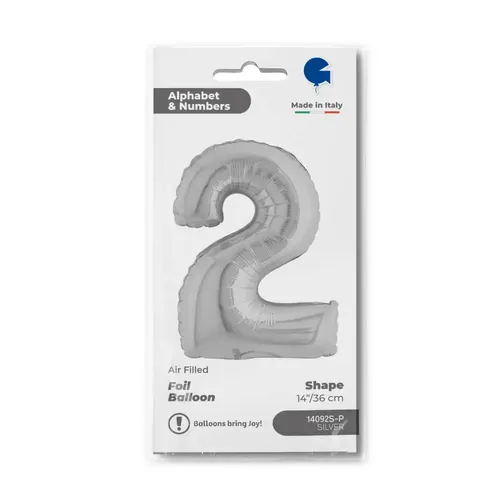 【14ｲﾝﾁ】ﾅﾝﾊﾞｰ2 ｼﾙﾊﾞｰ 14092S-P