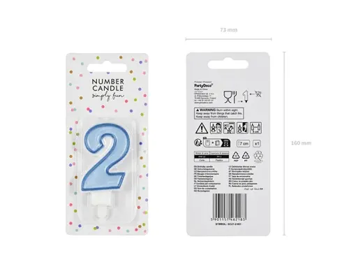 【ｷｬﾝﾄﾞﾙ】ﾅﾝﾊﾞｰ2 ﾌﾞﾙｰ