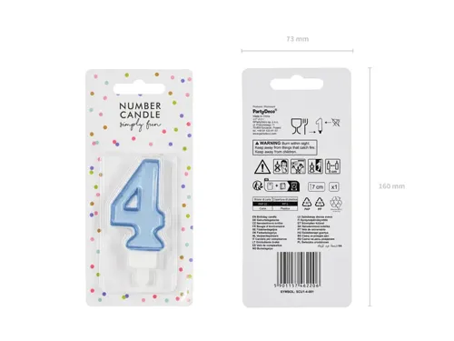 【ｷｬﾝﾄﾞﾙ】ﾅﾝﾊﾞｰ4 ﾌﾞﾙｰ