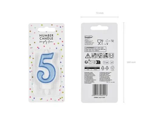 【ｷｬﾝﾄﾞﾙ】ﾅﾝﾊﾞｰ5 ﾌﾞﾙｰ