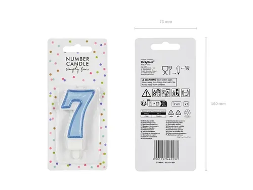 【ｷｬﾝﾄﾞﾙ】ﾅﾝﾊﾞｰ7 ﾌﾞﾙｰ