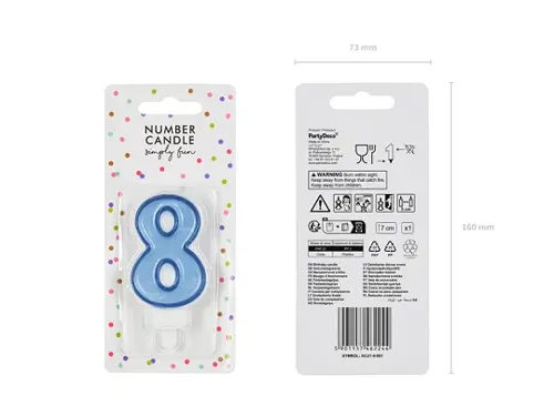 【ｷｬﾝﾄﾞﾙ】ﾅﾝﾊﾞｰ8 ﾌﾞﾙｰ