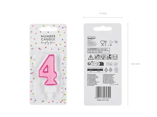 【ｷｬﾝﾄﾞﾙ】ﾅﾝﾊﾞｰ4 ﾋﾟﾝｸ