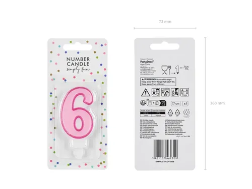 【ｷｬﾝﾄﾞﾙ】ﾅﾝﾊﾞｰ6 ﾋﾟﾝｸ