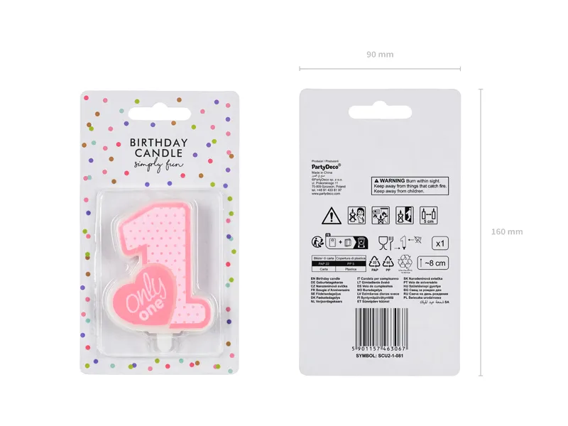 【ｷｬﾝﾄﾞﾙ】ﾅﾝﾊﾞｰ1 ﾗｲﾄﾋﾟﾝｸ