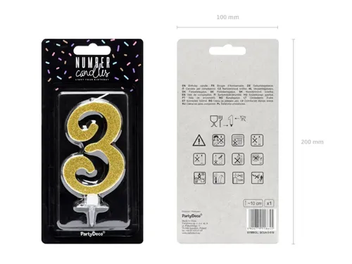 【ｷｬﾝﾄﾞﾙ】ﾅﾝﾊﾞｰ3 ｺﾞｰﾙﾄﾞ