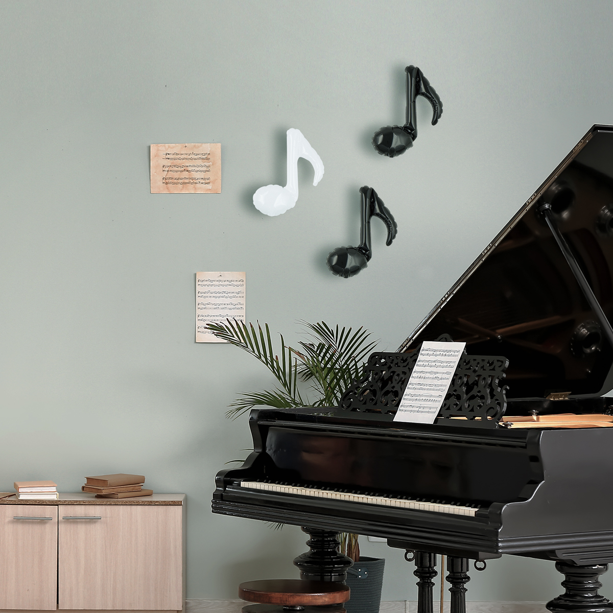 ﾊﾞﾙｰﾝﾏﾙｼｪ 音符ﾊﾞﾙｰﾝﾓﾉｸﾛｾｯﾄ